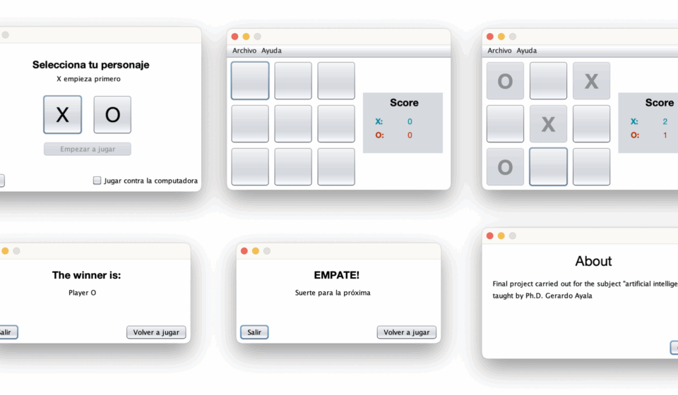 Tic-Tac-Toe using minimax algorithm – Java